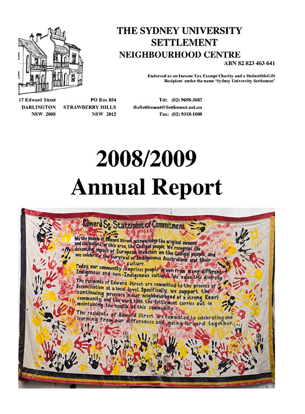 Settlement annual report 2009