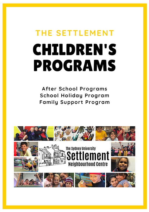 2021 Settlement Children’s Programs Full Outline